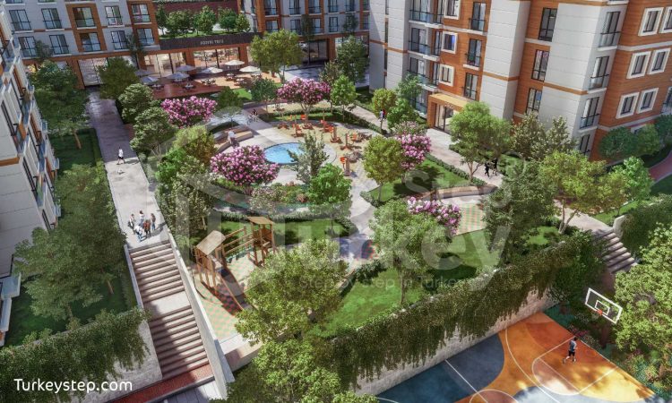 Topraktan İspartakule Project Apartments in İspartakule -N-401