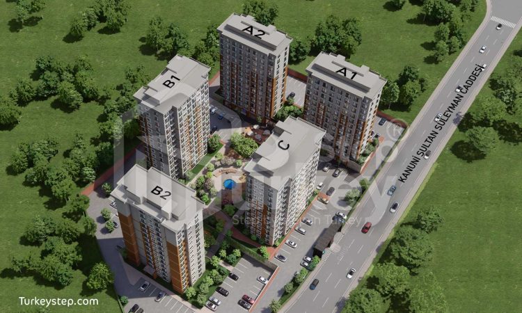 Topraktan İspartakule Project Apartments in İspartakule -N-401